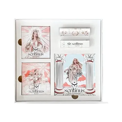 Sentinuss Summer Pack Makyaj Seti 3 (Ruj, Allık, Highlighter, Far Paleti) 4'lü
