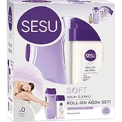 Sesu Soft Roll-On Ağda Makineli Set