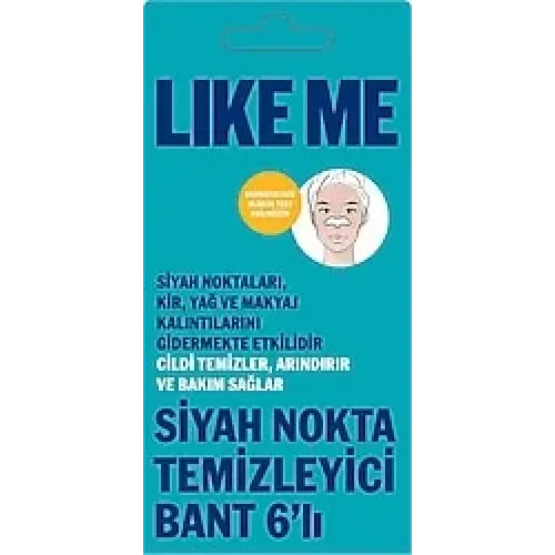 Like Me Siyah Nokta Temizleyici Bant 6'lı