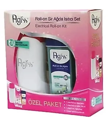 Agiss Roll-On Sir Ağda Isıtıcılı Pratik Set