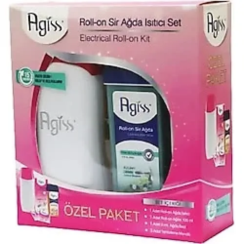 Agiss Roll-On Sir Ağda Isıtıcılı Pratik Set