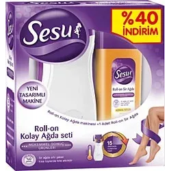Sesu Isıtıcılı Roll-On Kolay Ağda Seti