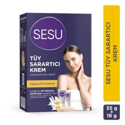 Sesu Tüy Sarartıcı Krem 35+18 gr
