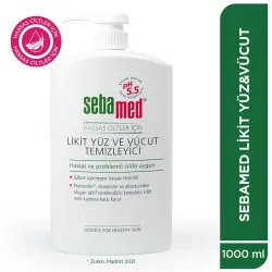 Sebamed Yüz ve Vücut Temizleyici Likit 1000 ml
