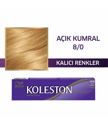 Wella Koleston Single Tüp Boya 8/0 Açık Kumral