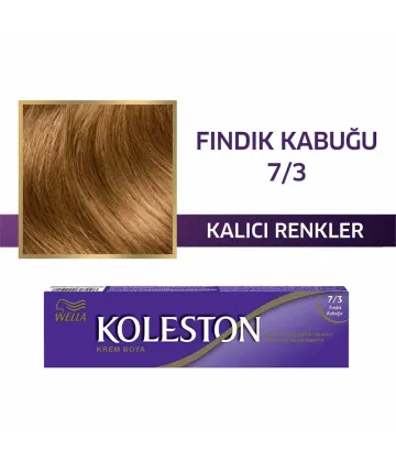 Wella Koleston Single Tüp Boya 7/3 Fındık Kabuğu