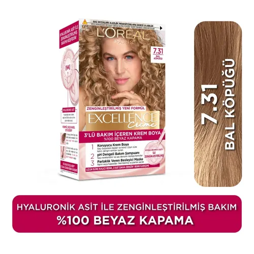 L'Oreal Paris Excellence Bal Peteği Saç Boyası 7.31