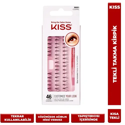 Kiss Tekli Takma Kirpik Kısa