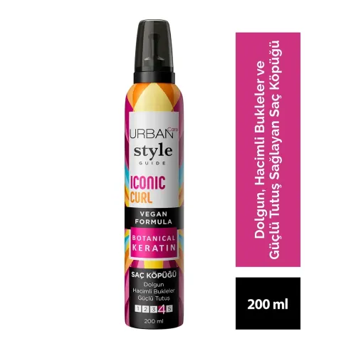 Urban Care Style Guide Saç Köpüğü Iconic Curl 200 ml