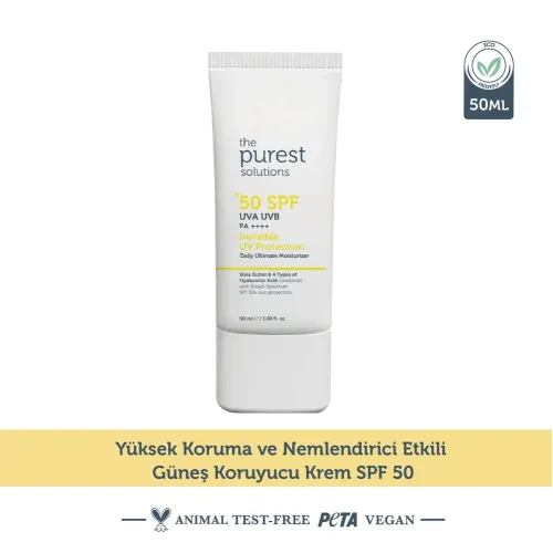 The Purest Solutions 50+ SPFYüz Güneş Kremi 50 ml
