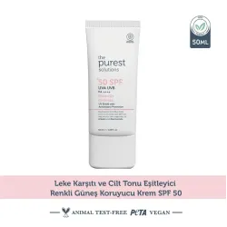 The Purest Solutions Lekeli Cilt Yüz Güneş Kremi 50+ SPF50 ml