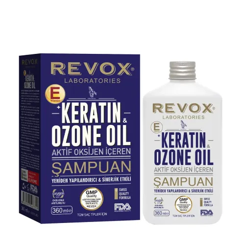 Revox Şampuan Keratin ve Ozon Yağı E Vitamini Bakımı 360 ml