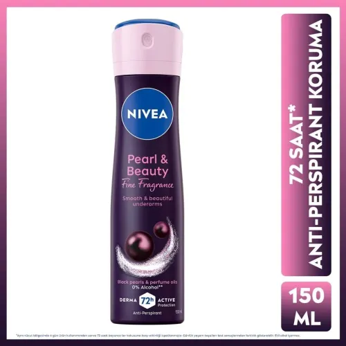 Nivea Kadın Sprey Deodorant Pearl&Beauty Fine Fragrance 150 ml