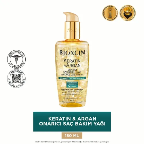 Bioxcin Keratin ve Argan Saç Bakım Yağı 150 ml