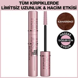 Maybelline New York Lash Sensational Sky High Kahverengi Maskara