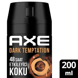 Axe Erkek Deodorant Dark Temptation XL 48 Saat Etkileyici Koku 200 ml