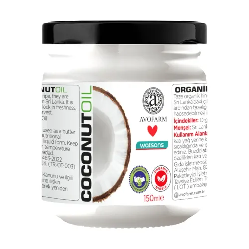 Avofarm Organik Hindistan Cevizi Yağı 150 ml