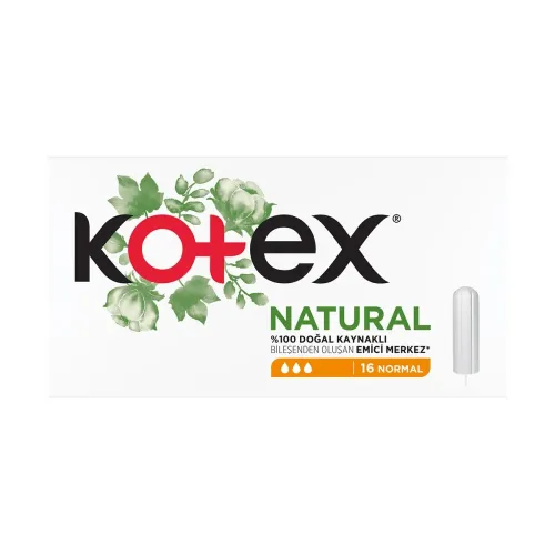 Kotex Natural Normal Tampon 16 Adet