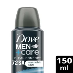 Dove Men Care Sprey Deodorant 1/4 Nemlendirici Krem Clean Comfort 150 ml