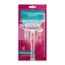 Watsons Kadın 3 Bıçaklı Kullan At Tıraş Bıçağı 3'lü