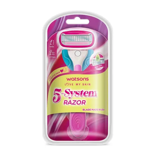 Watsons Kadın 5 Bıçaklı Tıraş Makinesi + 2 Yedek Tıraş Bıçağı