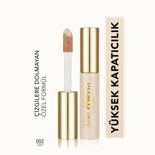 Flormar Stay Perfect Yoğun Pigmentli Likit Kapatıcı 002 Light