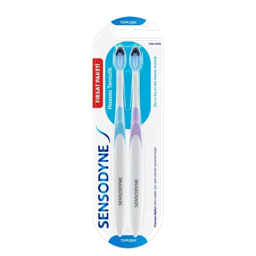 Sensodyne Hassas Temizlik Diş Fırçası 1+1