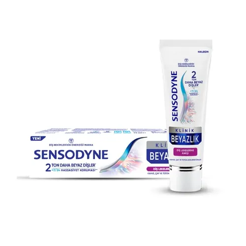 Sensodyne Diş Macunu Klinik Beyazlık Diş Lekesi 75 ml