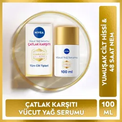 Nivea Luminous630 Çatlak Karşıtı Nemlendirici Vücut Yağ Serumu 100 ml