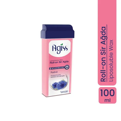 Agiss Roll-On Sir Ağda Doğal Pudralı 100 ml