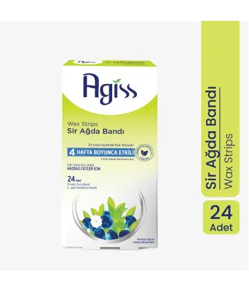 Agiss Hassas Ciltler Vücut Sir Ağda Bandı 24 Adet