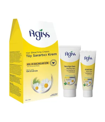 Agiss Tüy Sarartıcı Krem 70 ml + 35 ml