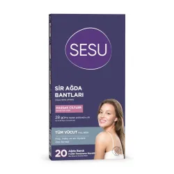 Sesu Hassas Ciltlere Özel Ağda Bandı 20 Adet
