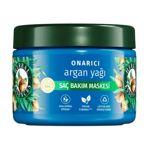Herbal Essences Argan Yağlı Onarıcı Saç Maske 300 ml