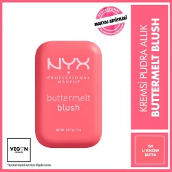 Nyx Professional Makeup Buttermelt Blush Kremsi Pudra Allık 04 U Know Butta
