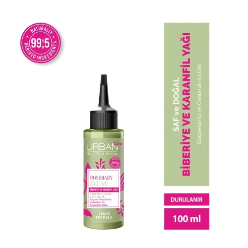 Urban Care Biberiye Saç Bakım Yağı Rosemary Clove 100 ml