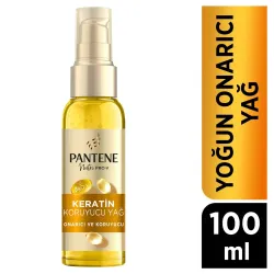 Pantene Keratin Özlü Onarıcı E Vitaminli Saç Bakım Yağı 100 ml