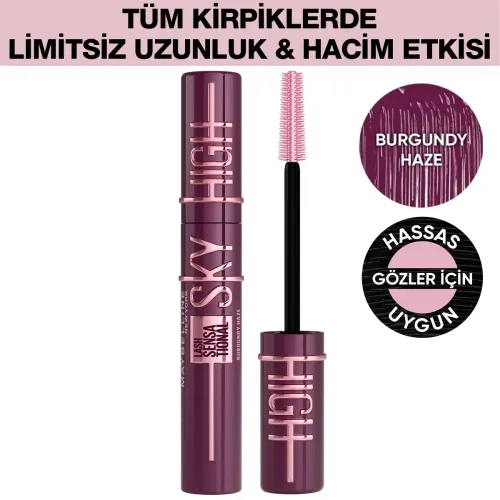 Maybelline New York Sky High Burgundy Haze Maskara