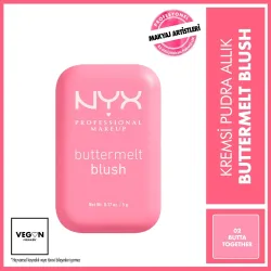Nyx Professional Makeup Buttermelt Blush Kremsi Pudra Allık 02 Butta Together