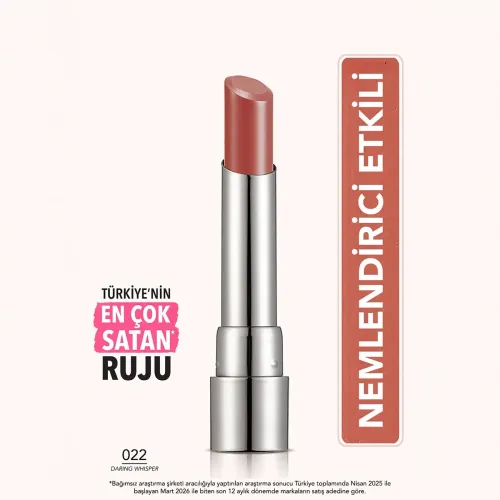Flormar Sheer Up Ruj No: 022 Daring Whisper