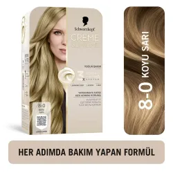 Creme Supreme Saç Boyası Koyu Sarı 8-0