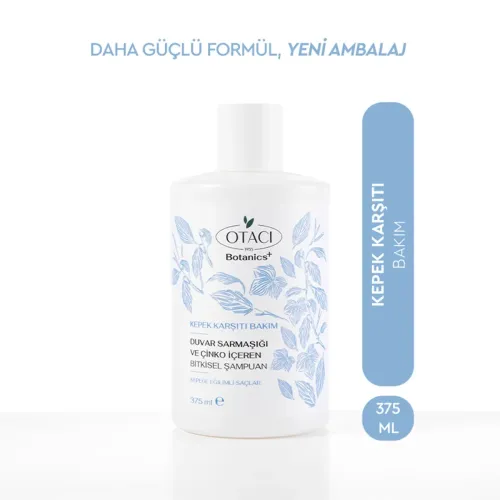 Otacı Botanics+ Kepek Karşıtı Bitkisel Bakım Şampuanı 375 ml 