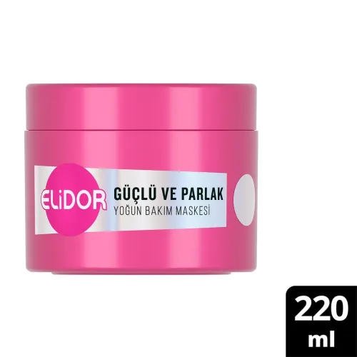 Elidor Güçlü ve Parlak Yoğun Bakım Saç Maskesi 220 ml