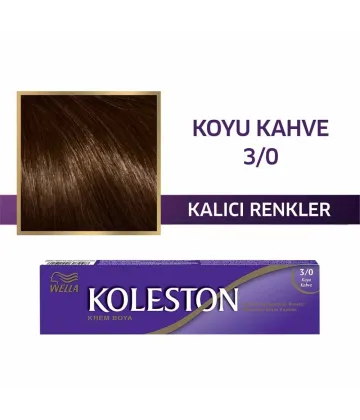 Wella Koleston Single Tüp Boya 3/0 Koyu Kahve