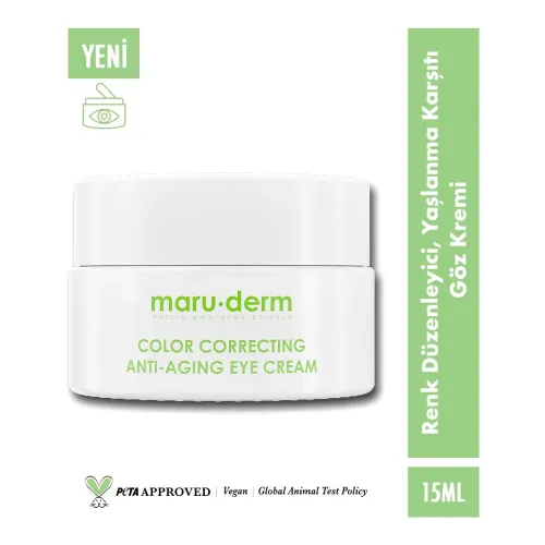 Maruderm Avokado Kırışıklık Karşıtı, Nemlendirici Ve Aydınlatıcı Göz Çevresi Kremi 15 ml
