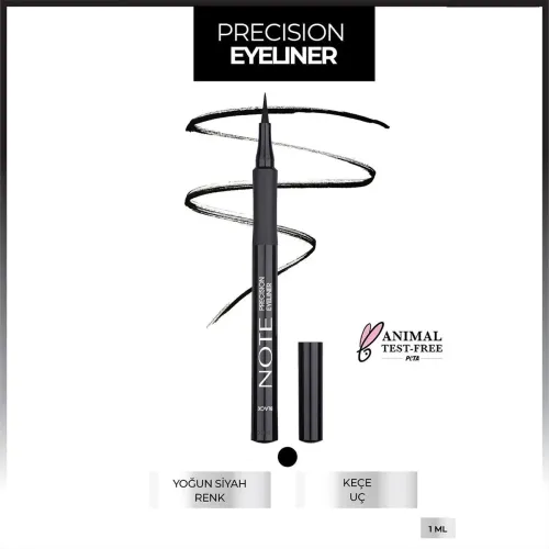 Note Precision Eyeliner Black