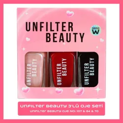 Unfilter Beauty Yılbaşı Oje Seti No: 02 70 & 64 & 107 3'lü