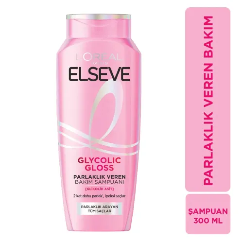 L'Oreal Paris Elseve Glycolic Gloss Parlaklık Veren Bakım Şampuanı 300 ml