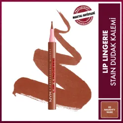 Nyx Professional Makeup Lip Lingerie Stain Dudak Kalemi 02 Naughty Nude