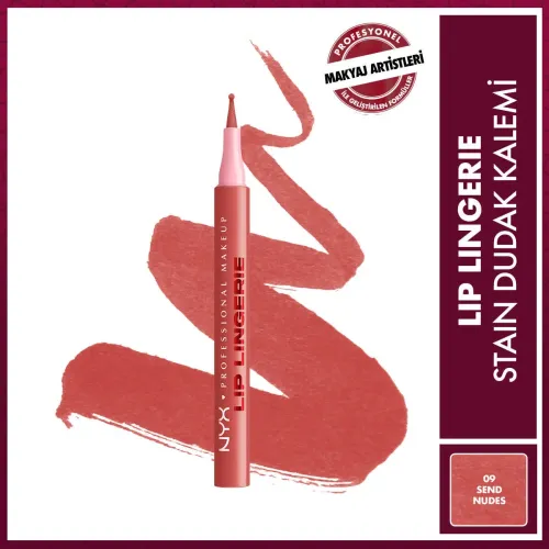 Nyx Professional Makeup Lip Lingerie Stain Dudak Kalemi 09 Send Nudes